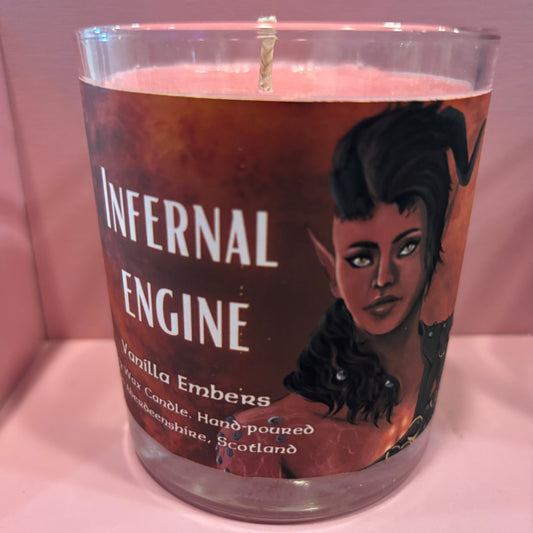 Infernal Engine - Karlach - Vanilla Embers - Baldur's Gate 3 - Soy Wax Candle