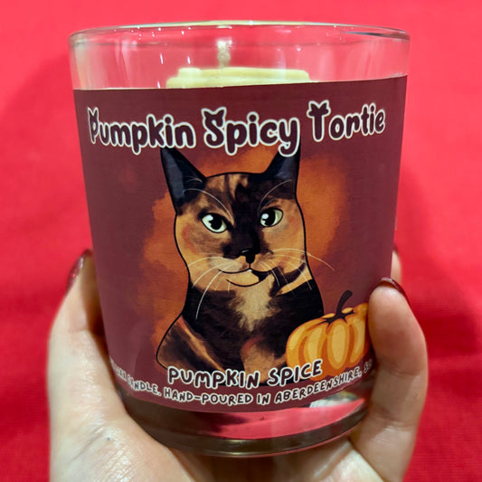 Pumpkin Spicy Tortie Soy Wax Candle