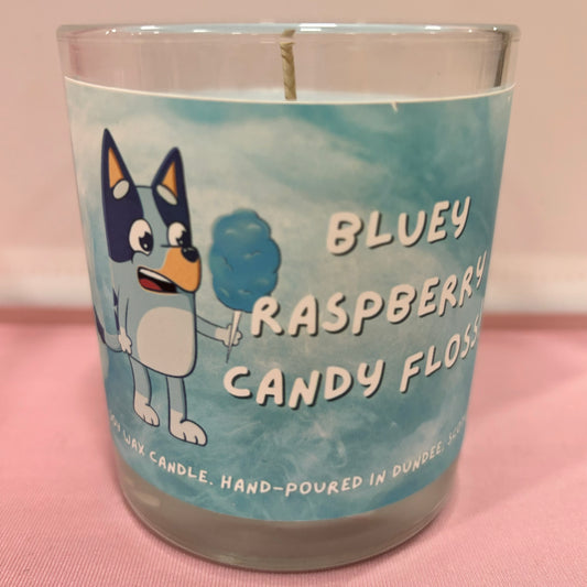 Bluey - Blue Raspberry Candyfloss - Soy Wax Candle