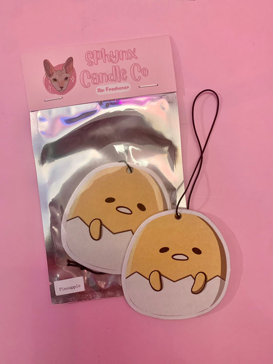 Gudetama Pineapple Car Air Freshener