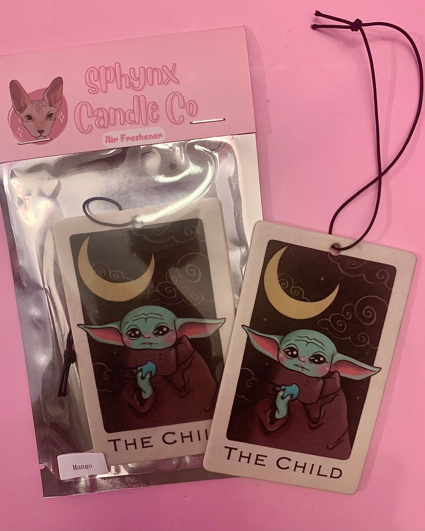 Grogu The Child Tarot Card Air Freshener