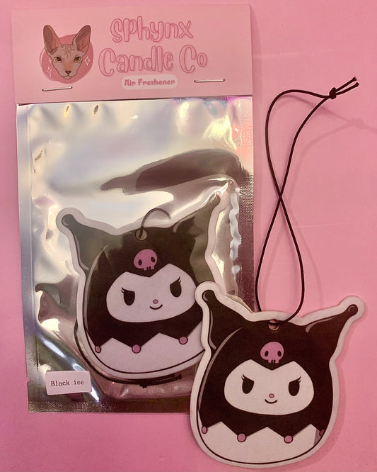 Kuromi Black Ice Air Freshener