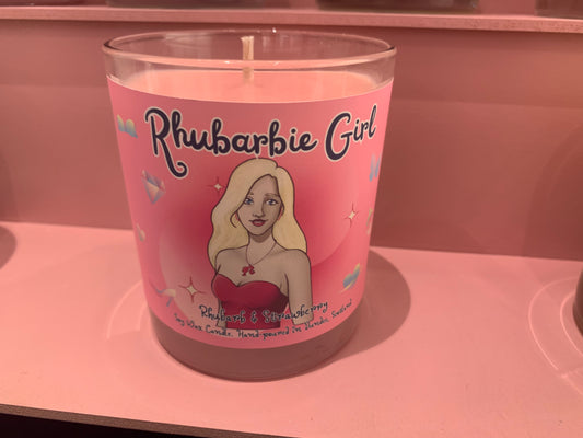 Rhubarbie - Rhubarb and Strawberry - Soy Wax Candle